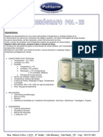 Termohigrógrafo Registrador de Temperatura e Umidade POL-23