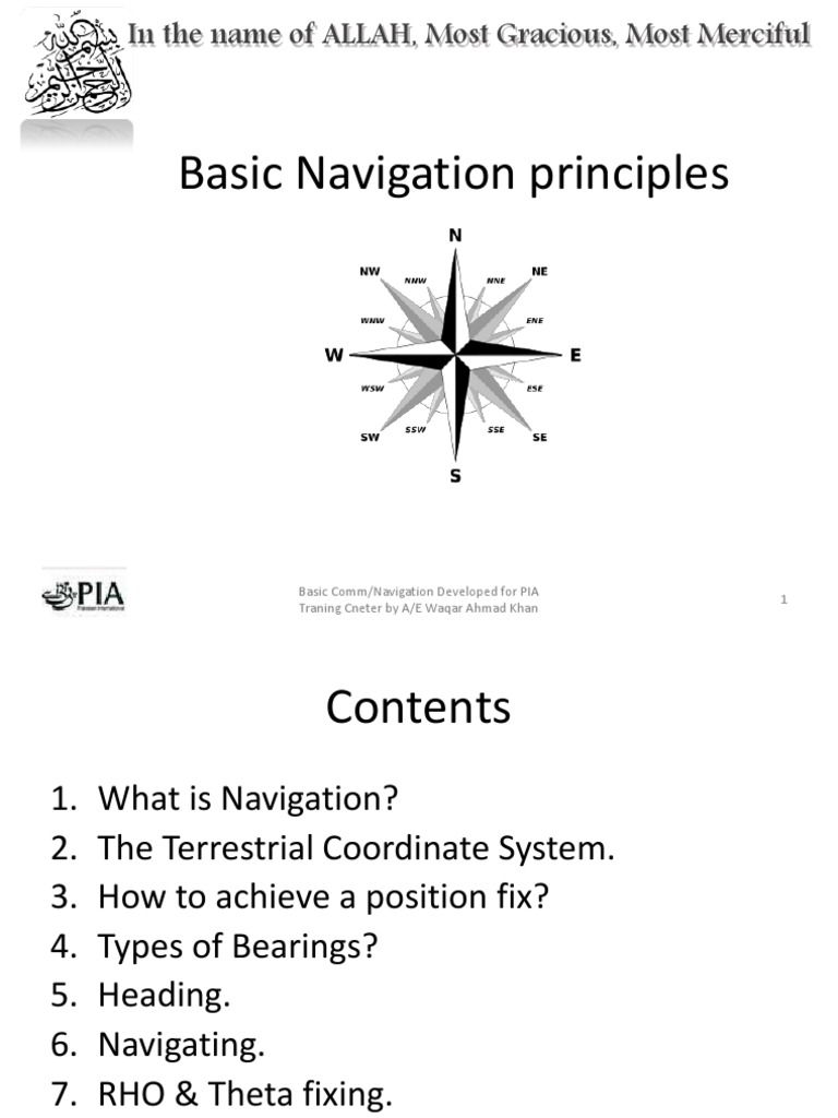 1 Basic Navigation principles 1 D.pptx | Longitude | Compass