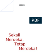 Sekali Merdeka Tetap Merdeka! - Ir. Soekarno, 17 Agustus 1946