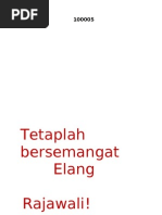 Tetaplah Bersemangat Elang Rajawali - Ir. Soekarno, 17 Agustus 1949