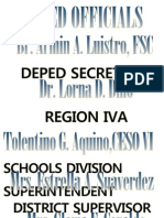 Deped Officials