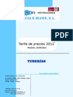 Tarifa Tuberias 2013 PDF