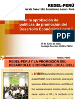 Exp de REDEL PERU en Congreso