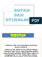 Sebutan Dan Etimologi