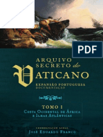 Livro - Arquivo Secreto Do Vaticano - Tomo I