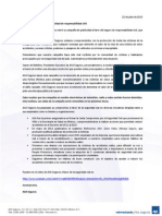 AXA Retira Campaña de Publicidad de Responsabilidad Civil (Comunicado)