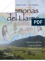 58777729 Libro Memorias Del Llaima Historias de Las Comunidades Mapuches de Melipeuco