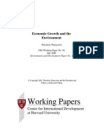 Panayotou, Theordore 2000 'Economic Growth and the Environment' CID Working Paper No. 5, Harvard (112 Pp.)