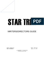 Star Trek Writers Guide