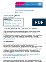 WWW - Ameli Sante - FR - Entorse Du Genou - Suivi Medical Entors PDF