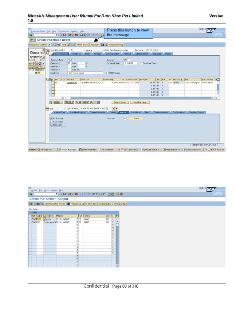 Sap MM Guide (PART2) | PDF | Invoice | Payments