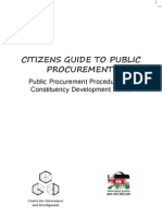 Citizens Guide to Public Procurement Procedures_ Timothy Mahea