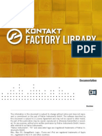Kontakt Factory Library Documentation English