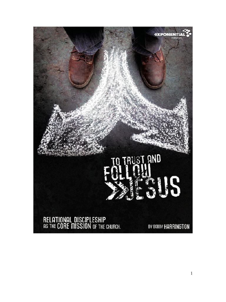 To Trust and Follow Jesus PDF V1 | PDF | Disciple (Christianity) | Jesus