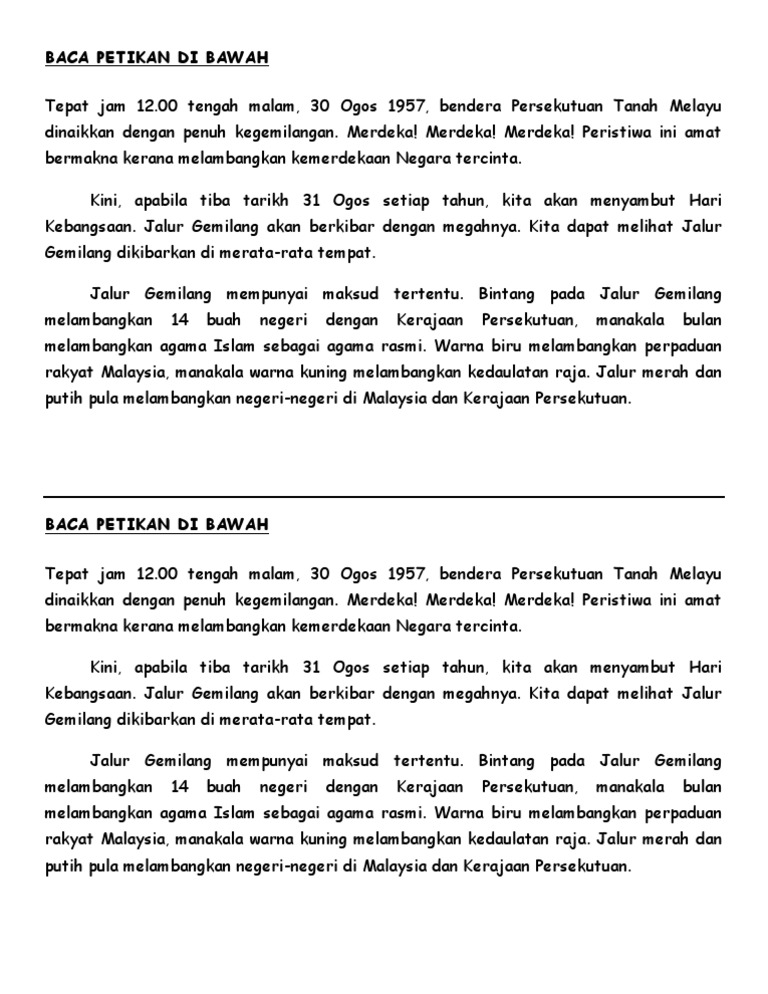 Jalur Gemilang Maksud