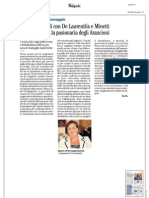 Rassegna Stampa: Duelli Con de Laurentiis e Minetti - Pina, La Pasionaria Degli Arancioni