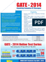 GATE 2014 Notification GATE 2014 Application Form Date GATE 2014 Eligibility Criteria