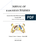 Journal of Eurasian Studies Vol 1,1, Jan-mar 2009