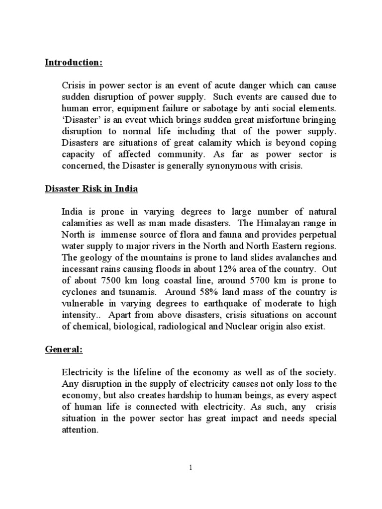 Emergency disaster essay image