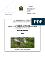 Targetted Approcach Financed by The Government of Zimbabwe (Ministry of Finance) Progress Report 2012