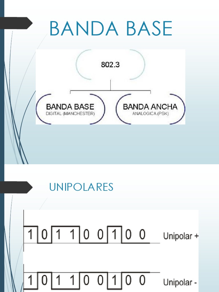Banda Base y Banda Ancha | PDF