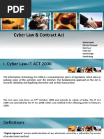 Cyber Law & Contract Act Presentation