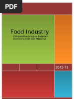 Download Comparative Analysis of Dominos and Pizza hut by Dimple Damniwala SN155505919 doc pdf