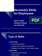 Necessary Skills for Employee