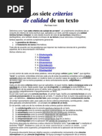 Download Los siete criterios de calidad de un texto by uvnt SN15550909 doc pdf