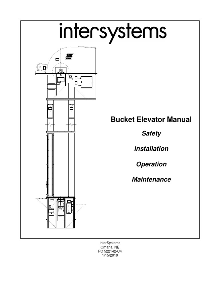 Bucket Elevator Manual | Belt (Mechanical) | Elevator