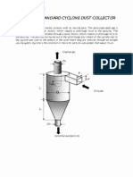 Design of Standard Cyclone Dust Collector PDF