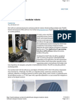 Software Designs Modular Robotics - FRE