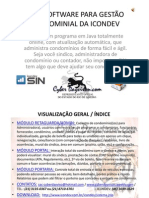 PDF - SIN – APRESENTAÇÃO SOFTWARE PARA GESTÃO CONDOMINIAL