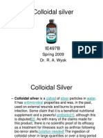 Colloidal Silver: Spring 2009 Dr. R. A. Wysk