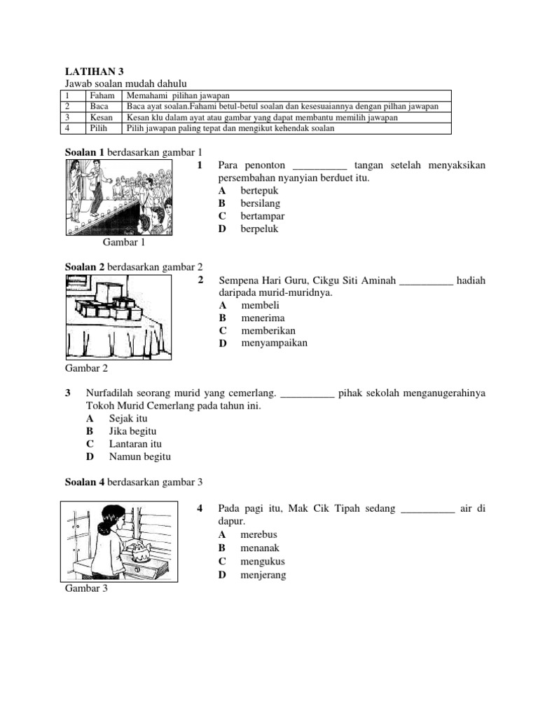 Latihan Kertas 1 Pdf