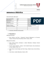 Tabela - Biblioteca Didáctica - 2013 - JG