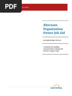Procedure - Creating New Sup Orgs Workday | PDF