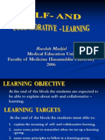 Benefits of Self-Learning and Collaborative Learning in Medical Education