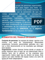 Diapositiva Trabajo Equipo