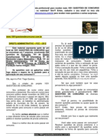 1-7) 1001 QUESTÕES DE CONCURSO - DIREITO ADMINISTRATIVO - FCC - 2012