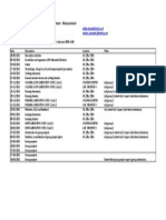 65202/B1447 - Biomechanics of Human Movement - Measurement: Timetable For 2012-2013 Academic Year