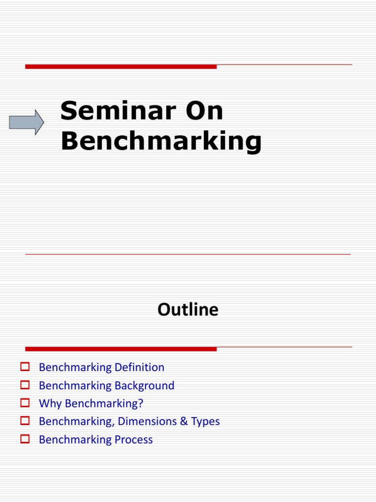 Understanding Benchmarking Concepts | PDF | Benchmarking | Accountability