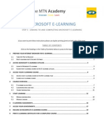 Step 3 - Linking To and Completing Microsoft E-Learning