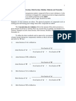 8.1 Solution, Atom Fraction, Mole Fraction, Molality, Molarity and Normality