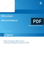 RSA Envision Alerts and Reports: Thank You
