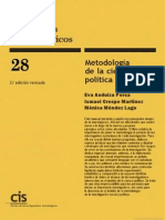 Metodología de La Ciencia Política, Ismael Crespo Martínez (2009)