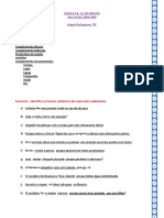 Exercícios Com Funções Sintácticas