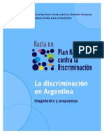 Plan Nacional contra la discriminación