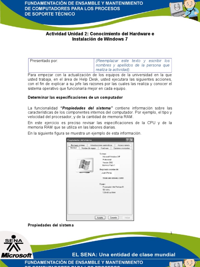 Actividad Descargable Unidad 2 | PDF