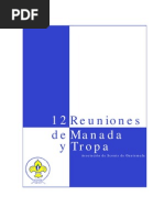 12 Reuniones de Manada y Tropa